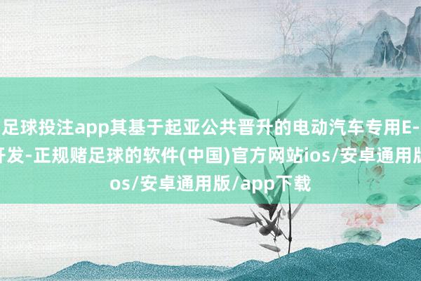 足球投注app其基于起亚公共晋升的电动汽车专用E-GMP平台开发-正规赌足球的软件(中国)官方网站ios/安卓通用版/app下载