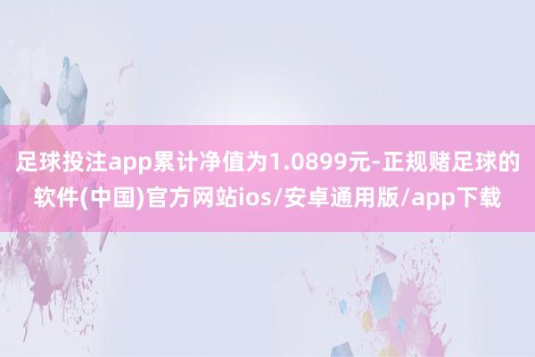 足球投注app累计净值为1.0899元-正规赌足球的软件(中国)官方网站ios/安卓通用版/app下载