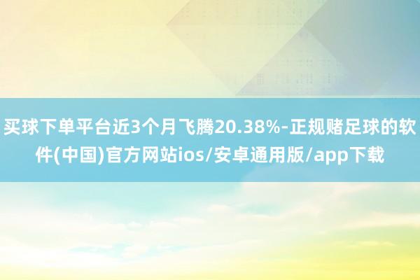 买球下单平台近3个月飞腾20.38%-正规赌足球的软件(中国)官方网站ios/安卓通用版/app下载