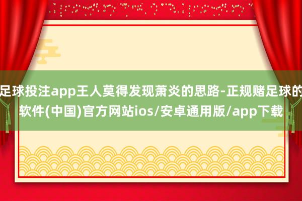 足球投注app王人莫得发现萧炎的思路-正规赌足球的软件(中国)官方网站ios/安卓通用版/app下载