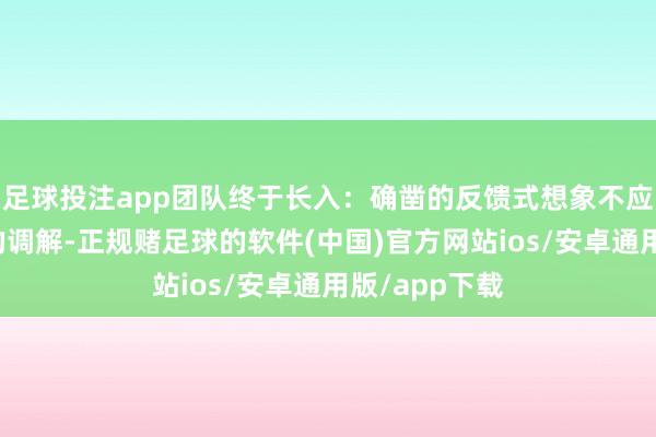 足球投注app团队终于长入：确凿的反馈式想象不应仅仅像素级的调解-正规赌足球的软件(中国)官方网站ios/安卓通用版/app下载
