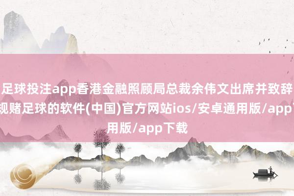 足球投注app香港金融照顾局总裁余伟文出席并致辞-正规赌足球的软件(中国)官方网站ios/安卓通用版/app下载