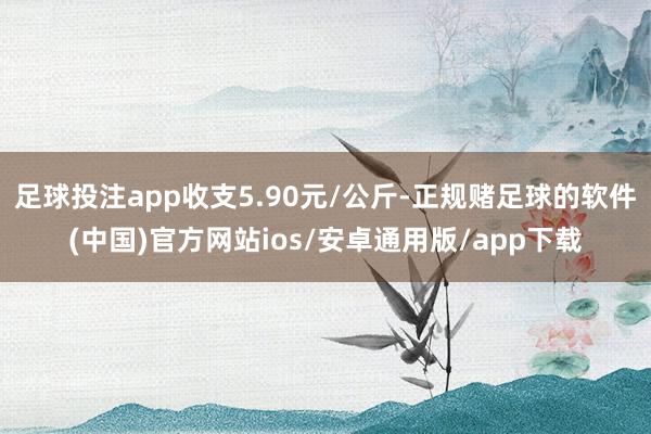 足球投注app收支5.90元/公斤-正规赌足球的软件(中国)官方网站ios/安卓通用版/app下载