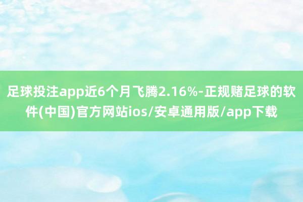 足球投注app近6个月飞腾2.16%-正规赌足球的软件(中国)官方网站ios/安卓通用版/app下载