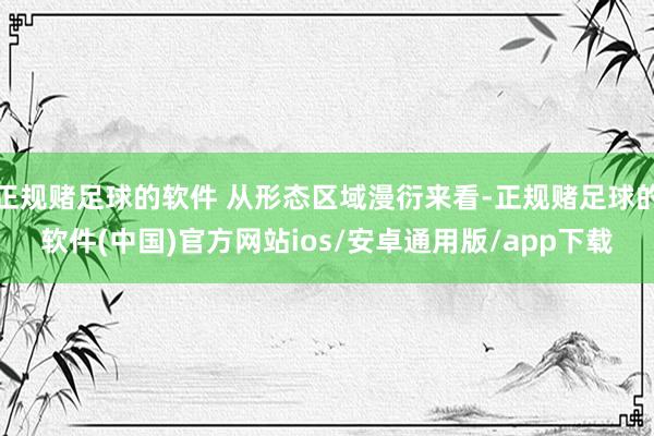 正规赌足球的软件 从形态区域漫衍来看-正规赌足球的软件(中国)官方网站ios/安卓通用版/app下载
