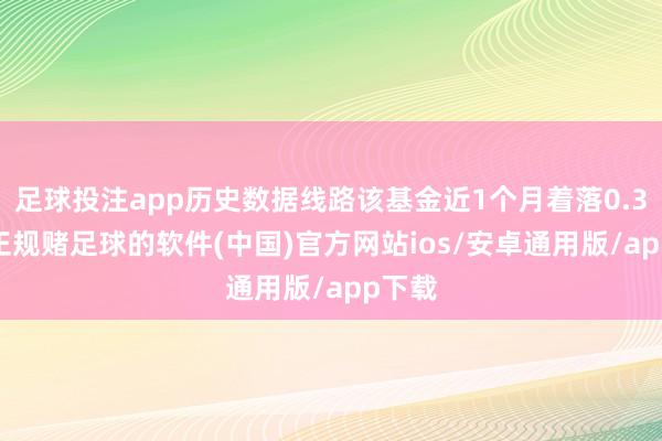 足球投注app历史数据线路该基金近1个月着落0.33%-正规赌足球的软件(中国)官方网站ios/安卓通用版/app下载