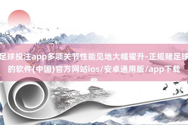 足球投注app多项关节性能见地大幅擢升-正规赌足球的软件(中国)官方网站ios/安卓通用版/app下载