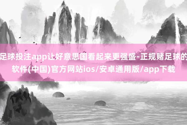 足球投注app让好意思国看起来更强盛-正规赌足球的软件(中国)官方网站ios/安卓通用版/app下载