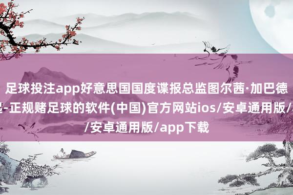 足球投注app好意思国国度谍报总监图尔茜·加巴德作出修起-正规赌足球的软件(中国)官方网站ios/安卓通用版/app下载