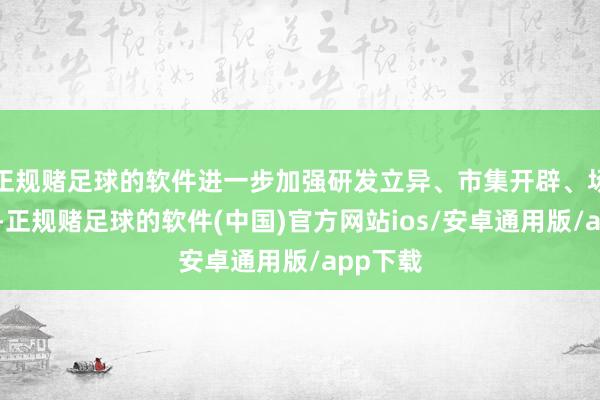 正规赌足球的软件进一步加强研发立异、市集开辟、场景行使-正规赌足球的软件(中国)官方网站ios/安卓通用版/app下载